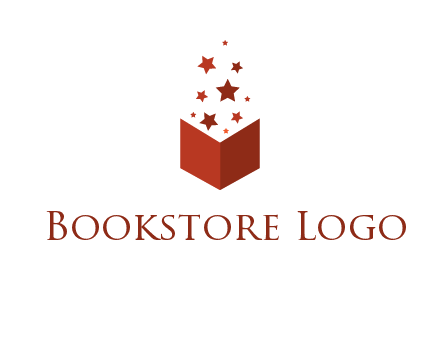 book with stars logo