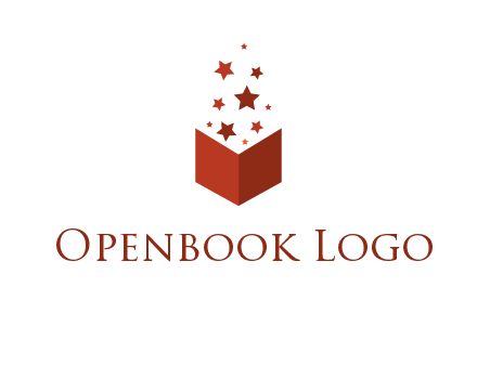 book with stars logo