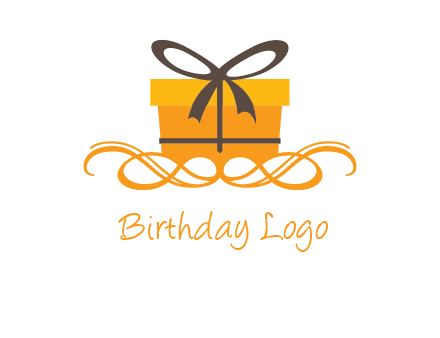 elegant gift box logo