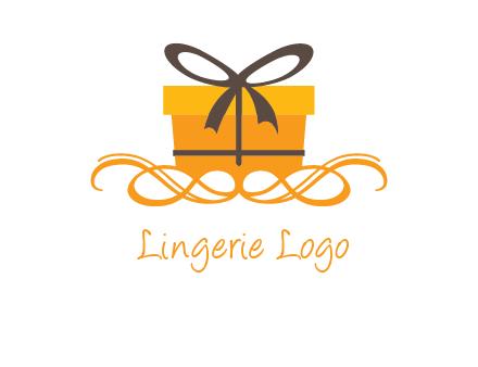 elegant gift box logo