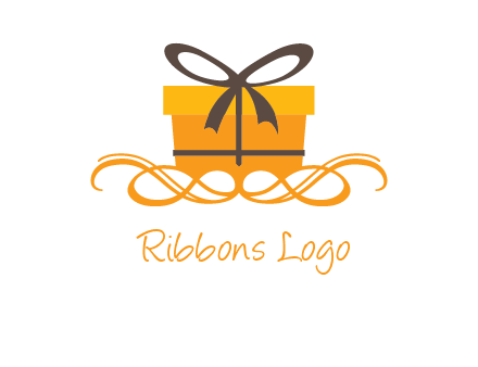 elegant gift box logo