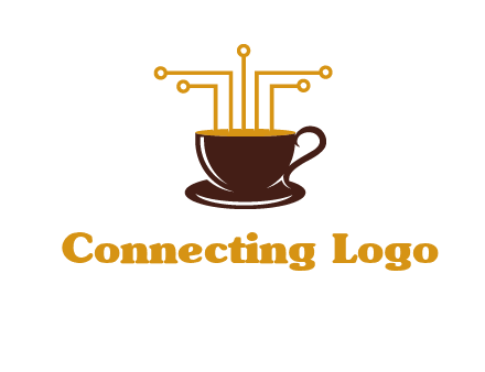 cyber coffee logo