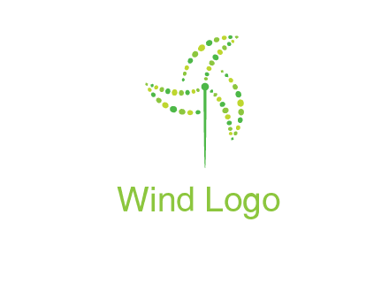 circles creating windmill logo