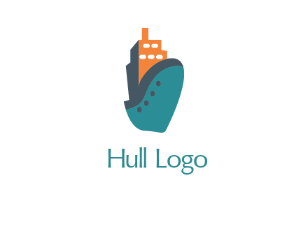 deck-house ship transport logo