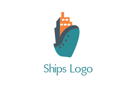 deck-house ship transport logo