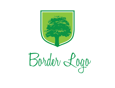 tree in colored shield logo