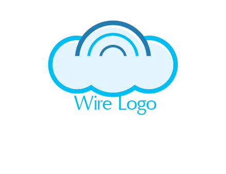 signals on cloud computing logo