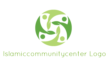 leaf people community logo