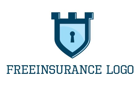 keyhole in shield insurance logo