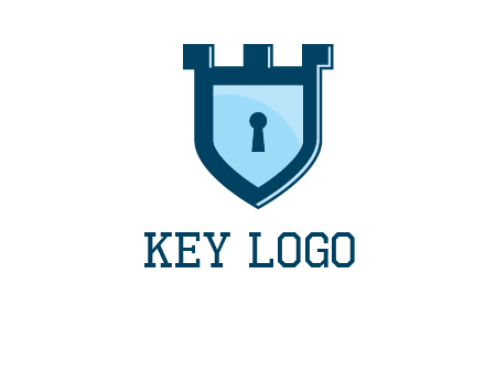 keyhole in shield insurance logo