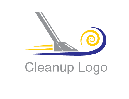 vacuum cleaner with swirl logo