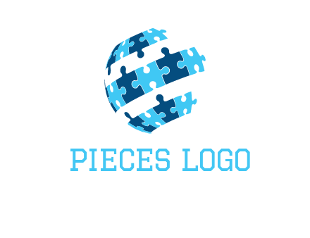 puzzle pieces connecting the wold logo