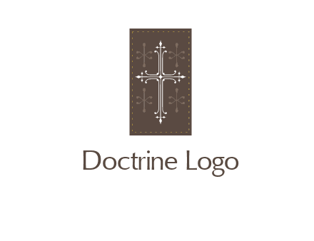 bible logo with a cross