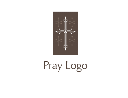 bible logo with a cross