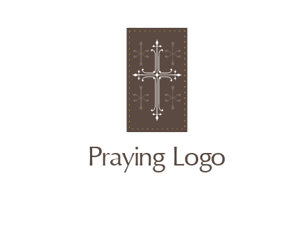 bible logo with a cross