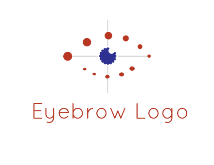 circles forming eye or orbital motion logo