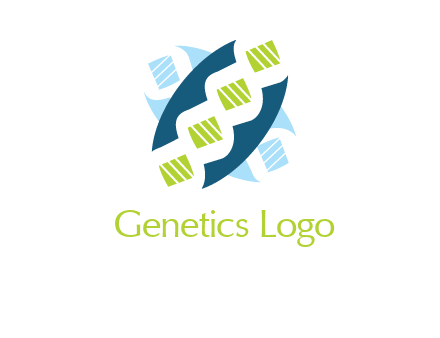 dna logo for medicine and pharmacy