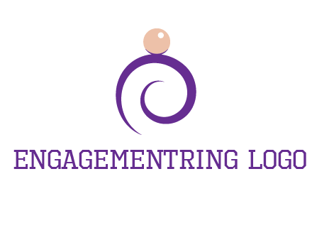 pearl ring jewelry logo