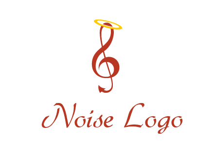 music note with a halo logo