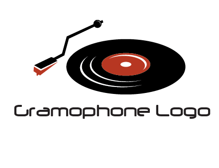 vinyl player logo