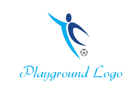 soccer player logo