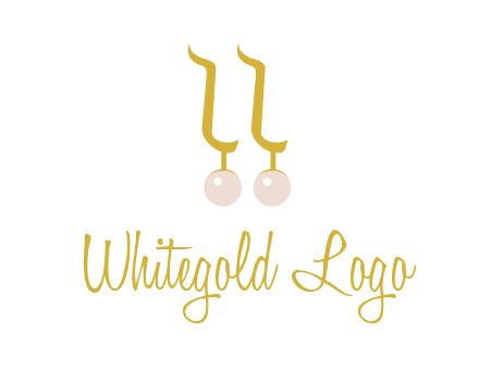 teardrop gold earrings with pearls logo