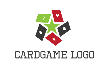 game cards with star in a logo