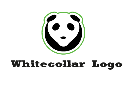 panda face logo