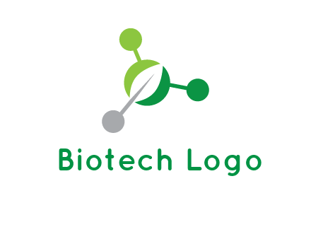 leaf in molecules logo