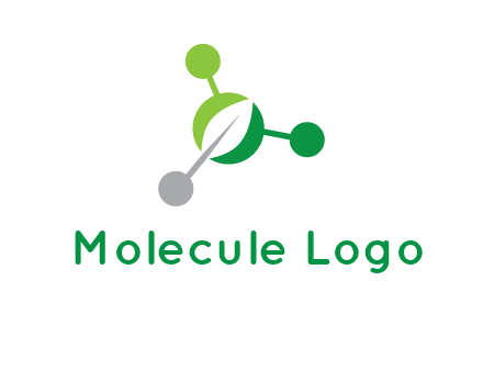 leaf in molecules logo