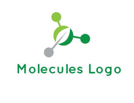 leaf in molecules logo