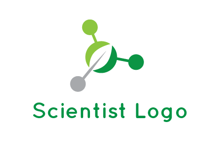 leaf in molecules logo