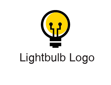 science logo with light bulb