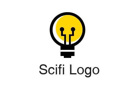 science logo with light bulb