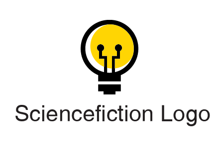 science logo with light bulb