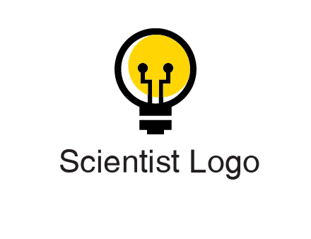 science logo with light bulb