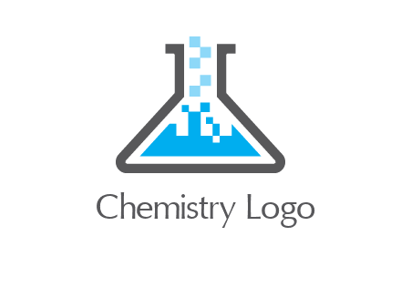 pharmacy logo with flask