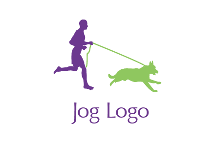 dog walking logo