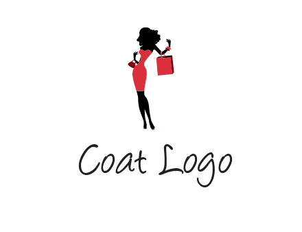 woman in red logo