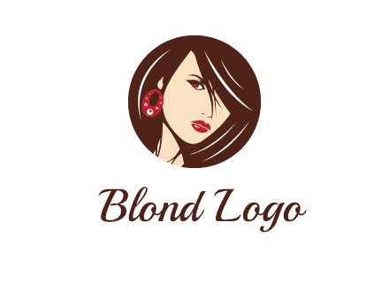 woman in round logo