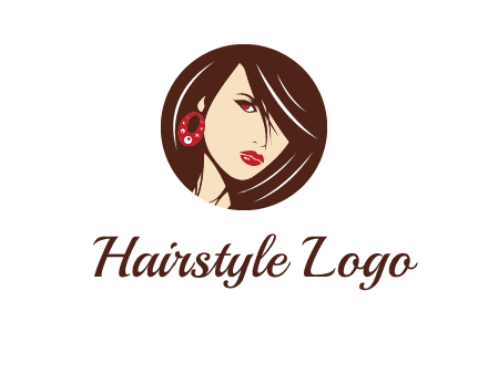 woman in round logo