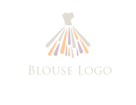 corset dress logo