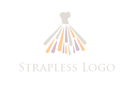 corset dress logo