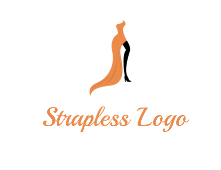 leg in slit dress logo