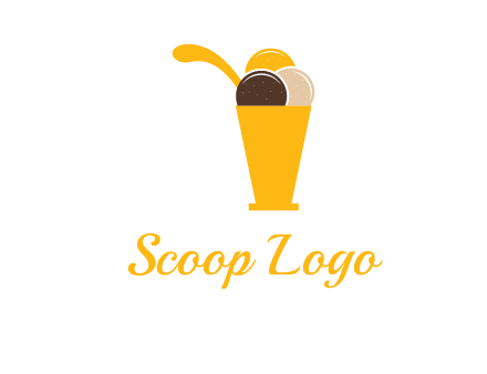 ice cream sundae logo