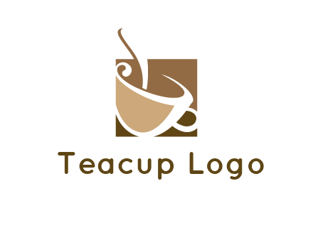 square teacup logo