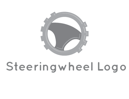 steering wheel inside the gear logo