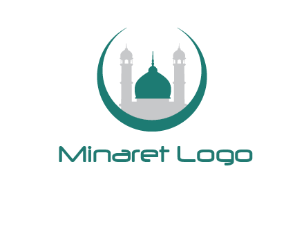 mosque inside the circle swoosh logo