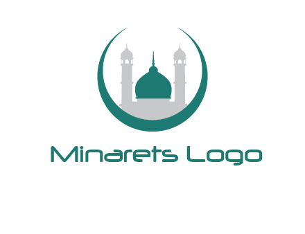 mosque inside the circle swoosh logo