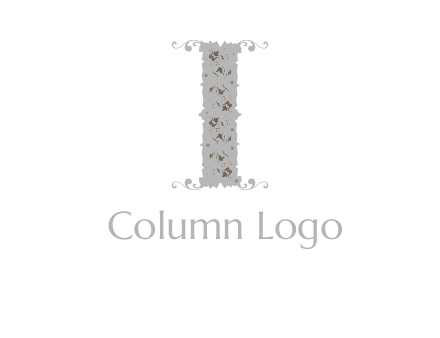 floral column logo